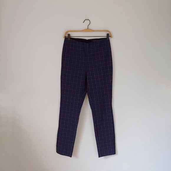 Rag & Bone Simone Plaid Pants Cropped Size 4 - Picture 7 of 16